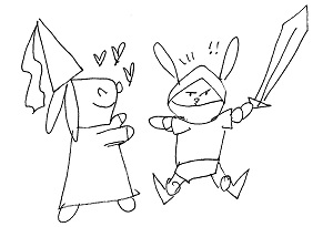 Bunny Knight and Lady